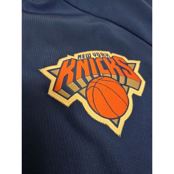 Adidas New York Knicks Warm Up Jacket Blue 2016 (Men's L) - Picture 4 of 16